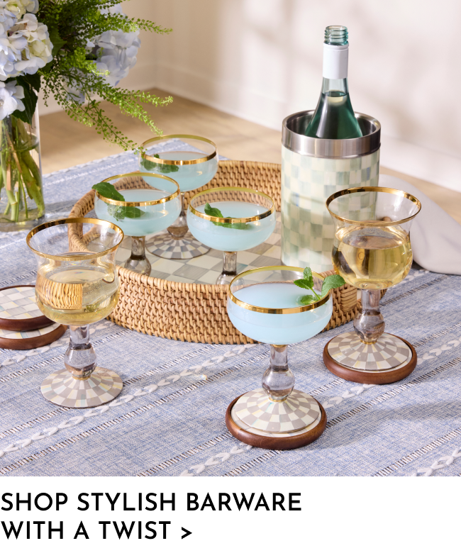 shop stylish barware with a twist